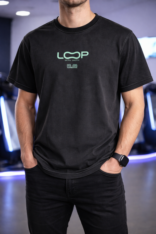 Polera Loop Hombre Manga Corta